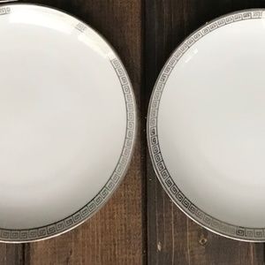Noritake Bread & Butter Plates | Silver Key